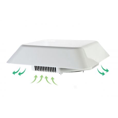 Ventilateur de toit d'armoire 230Vac D.190x61 - débit d'air 600m3/h - 88W Ventilateur de toit d'armoire 230Vac D.190x61 - débit d'air 600m3/h - 88W