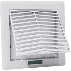 Grille de ventilation avec filtre 110x110mm pour coffret/armoire électrique