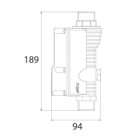 Presscontrol DSK-5 - Régulateur de pression avec manomètre