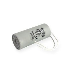 Condensateur permanent 30µF à fils - Ø40x92mm - Fond plat - DUCATI