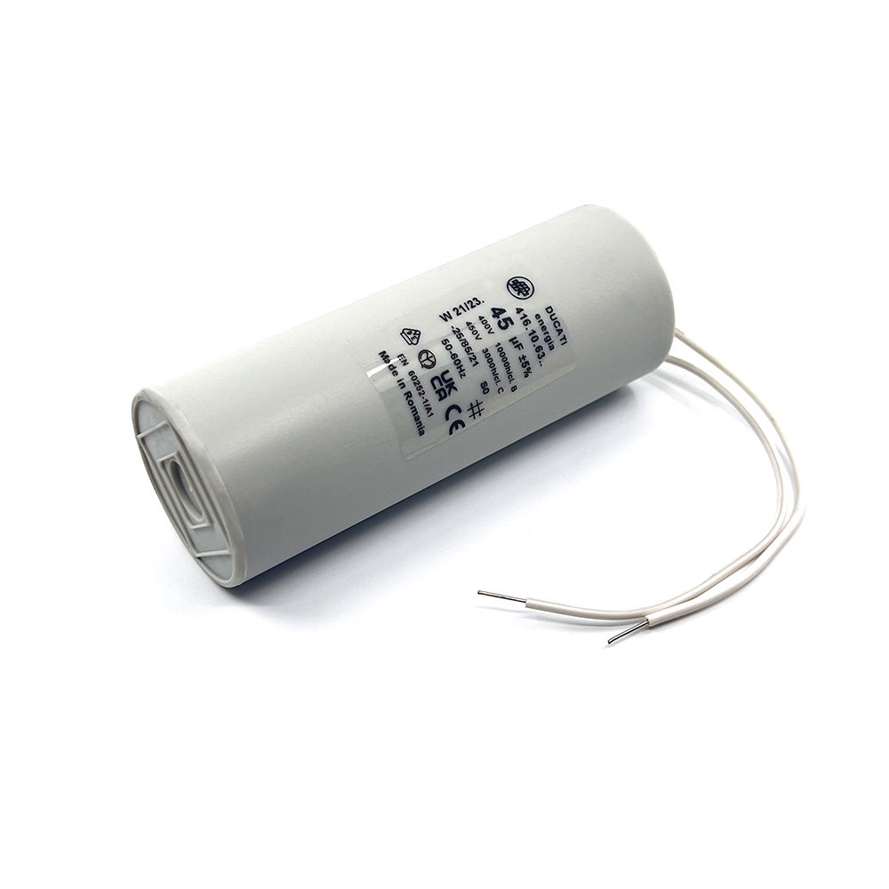 Condensateur Italfarad 45µF 250V - Film Polypropylène - Pour Moteurs - Neuf Italien