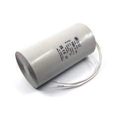 Condensateur permanent 100µF à fils - Ø60x120mm - Fond plat - DUCATI