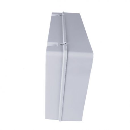 Boite de dérivation étanche IP67 400x300x130mm, avec couvercle opaque, bords lisses