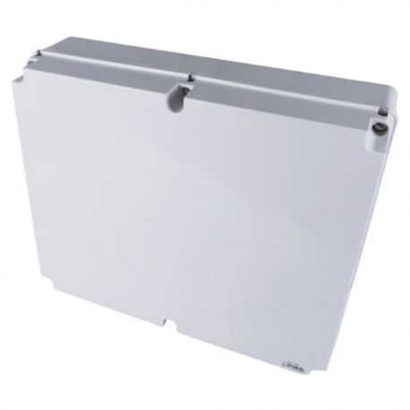 Boite de dérivation étanche IP67 400x480x140mm, avec couvercle opaque, bords lisses