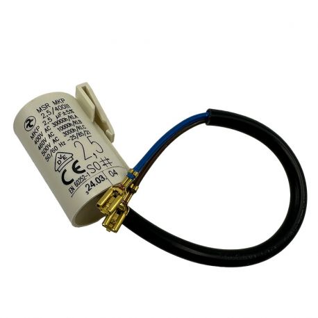 2260419631 Condensateur de marche 2.5µF pour réfrigérateur/congélateur AEG, ELECTROLUX