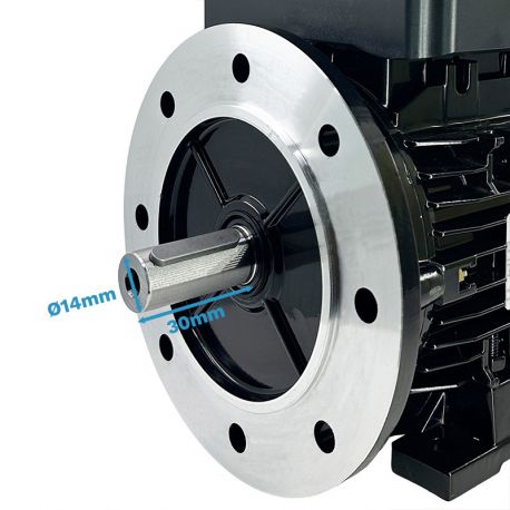 Moteur Électrique Monophasé 220V 0.37kW 3000Tr/min B35 2MLE711 Double Condensateur - CEMER