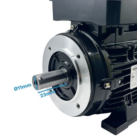 Moteur Électrique Monophasé 220V 0.25kW 3000Tr/min B34 2MLE632 Double Condensateur - CEMER