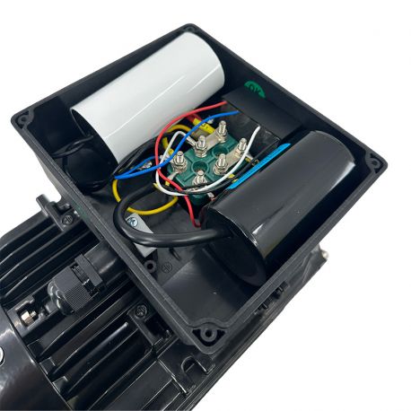 Moteur Électrique Monophasé 220V 0.37kW 1500Tr/min B34 4MLE712 Double Condensateur - CEMER