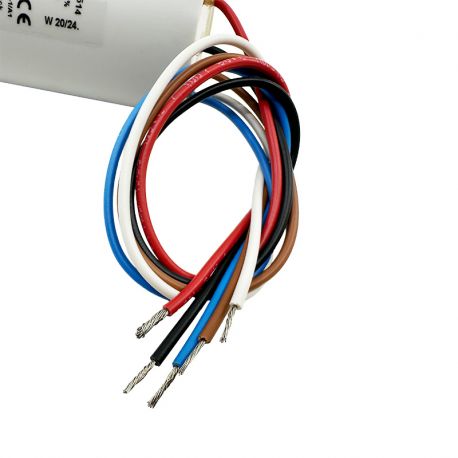 416216514 Condensateur de VMC à triple capacité 3,5µF+4,5µF+6µF- Ø40x92mm - Vis