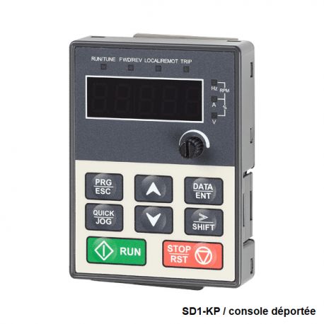 Variateur de vitesse mono/tri 220V 0,75kW 4,2A IP20 - SD1-4.2A-21 IMO