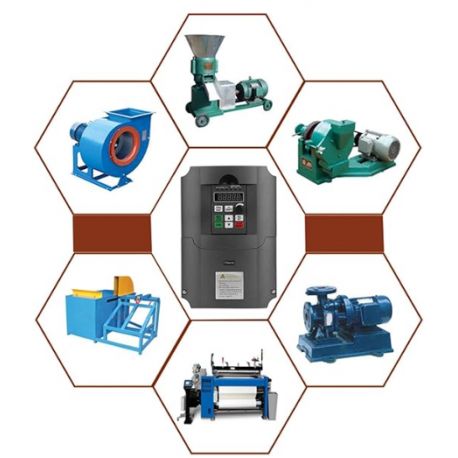 Variateur de vitesse mono/tri pour moteur triphasé 5,5kW 220/380V 20A IP20 - Alimentation 220V