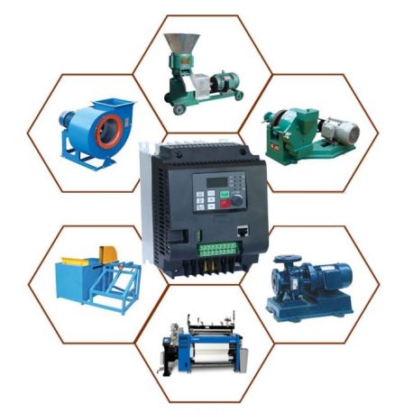 Variateur de vitesse mono/tri pour moteur triphasé 4kW 220/380V 16A IP20 - Alimentation 220V