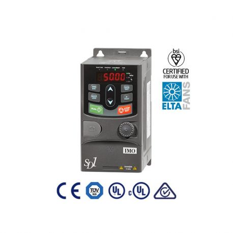 Variateur de fréquence triphasé 0,75kW 2,5A Entrée et Sortie tri 380V - SD1-2.5A-43 - IMO