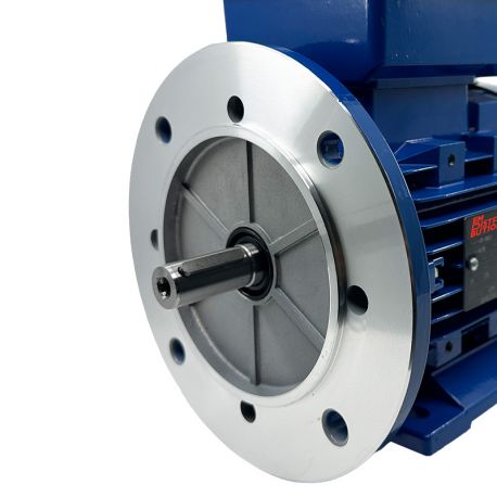 Moteur Électrique Monophasé B35, 0.55 KW, 1500 TR/MIN, HA 71, 230V,Alu - Carcasse réduite