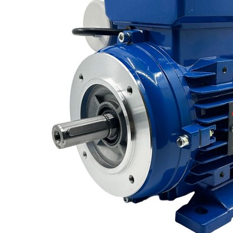 Moteur Électrique Monophasé B34, 0.55 KW, 1500 TR/MIN, HA 71, 230V,Alu - Carcasse réduite