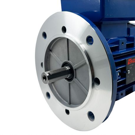 Moteur Électrique Monophasé B5, 1.1 KW, 1500 TR/MIN, HA 80, 230V,Alu - Carcasse réduite