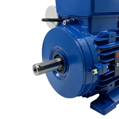 Moteur Électrique Monophasé B3, 2.2 KW, 1500 TR/MIN, HA 90, 230V,Alu - Carcasse réduite