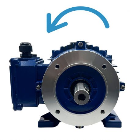 Moteur triphasé CEMER B34, 0.55 KW, 3000 TR/MIN, HA 71, 230/400V, IE1, Alu