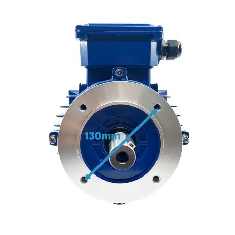 Moteur triphasé CEMER B14, 4 KW, 1500 TR/MIN, HA 100, 230/400V, IE1, Alu