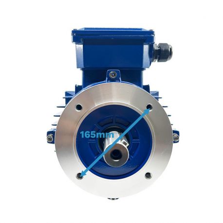 Moteur triphasé CEMER B14, 9.2 KW, 1500 TR/MIN, HA 132, 230/400V, IE1, Alu