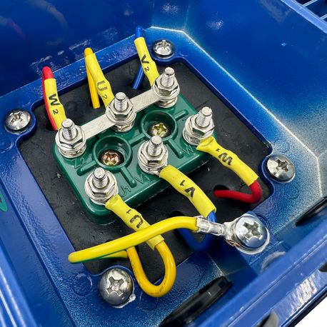 Moteur triphasé CEMER B35, 5.5 KW, 1500 TR/MIN, HA 112, 230/400V, IE1, Alu