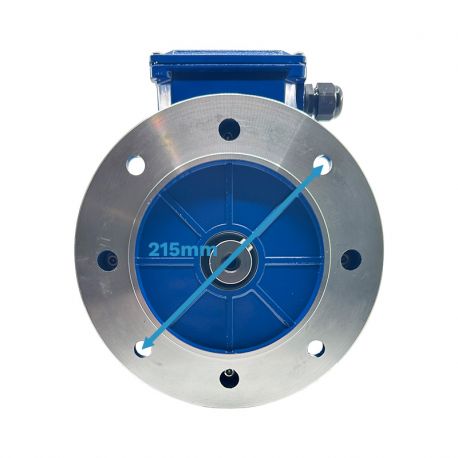 Moteur triphasé CEMER B5, 4 KW, 1500 TR/MIN, HA 100, 400/690V, IE1, Alu