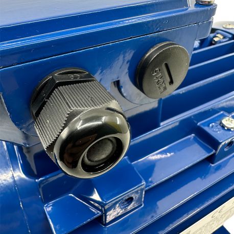 Moteur triphasé CEMER B35, 0.12 KW, 1000 TR/MIN, HA 63, 230/400V, IE1, Alu