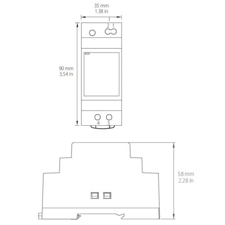 Alimentation électrique monophasé 230VAC/24VDC 30W/1.25A - SPS103024DC - IMO