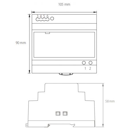 Alimentation électrique monophasé 230VAC/24VDC 150W/6.25A - SPS115024DC - IMO