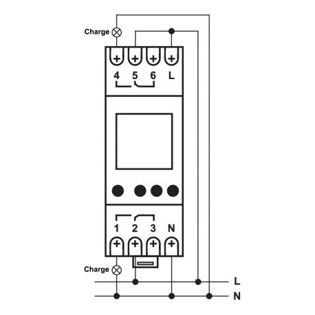 SDT582C interrupteur horaire programmable digital 24h/7j - 16A - 220VAC - 2 sorties - IMO