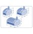 Lot de 10 bornes automatiques à levier 3 fils souples 0,2 à 4mm² - 3 entrées