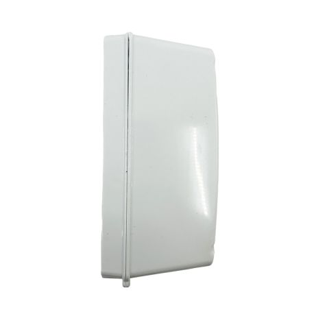 Mini coffret électrique modulaire 2 modules 150x55x65mm - avec rail DIN, montage en surface