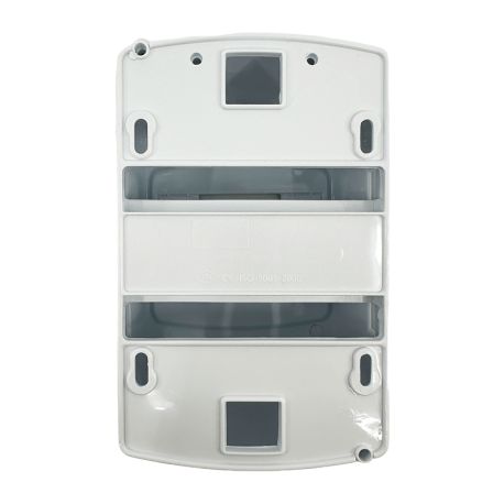 Mini coffret électrique modulaire 4 modules 150x95x65mm - avec rail DIN, montage en surface