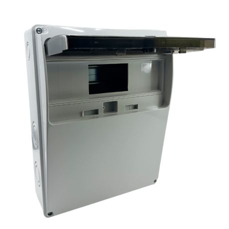 Coffret pour prise de courant Étanche IP54 - 1 rangée de 11 modules - ABS - IK10