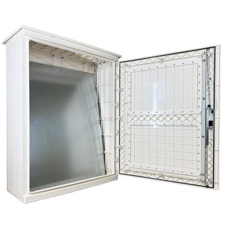 Coffret électrique ABS avec rebord 1000x750x300 - IP65 - Porte pleine - avec plaque de fond