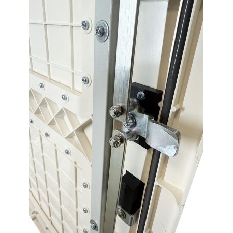 Coffret électrique ABS avec rebord 1000x750x300 - IP65 - Porte pleine - avec plaque de fond