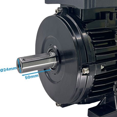 Moteur monophasé CEMER MYTE B3, 1.1 KW, 1000 TR/MIN, HA 90L, 230V,Alu