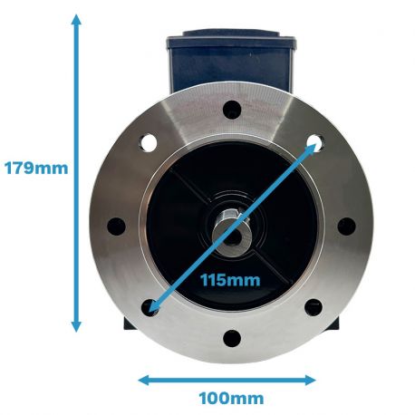 Moteur Monophasé 0.12 kW 3000 Tr/Min 230V B35 - Condensateur Permanent - 2MY562 CEMER