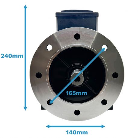 Moteur Monophasé 2.2 kW 3000 Tr/Min 230V B35 - Condensateur Permanent - 2MY90L CEMER