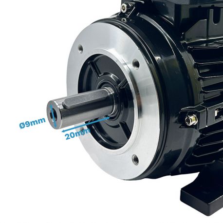 Moteur Monophasé 0.09 kW 3000 Tr/Min 230V B34 - Condensateur Permanent - 2MY561 CEMER