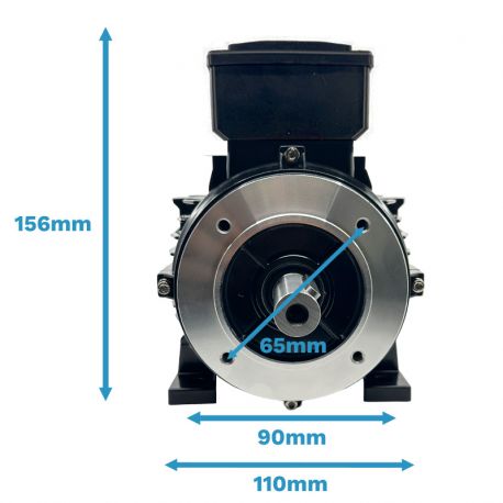 Moteur Monophasé 0.09 kW 3000 Tr/Min 230V B34 - Condensateur Permanent - 2MY561 CEMER