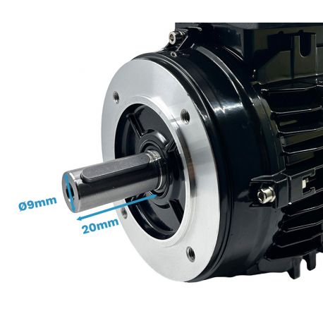 Moteur Monophasé 0.09 kW 3000 Tr/Min 230V 2MY561 B14 - Condensateur Permanent - CEMER