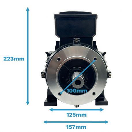 Moteur Monophasé 0.55 kW 1500 Tr/Min 230V 4MY801 B34 - Condensateur Permanent - CEMER