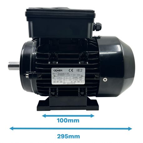 Moteur Monophasé 0.55 kW 1500 Tr/Min 230V 4MY801 B34 - Condensateur Permanent - CEMER