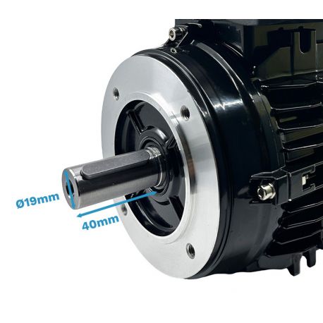 Moteur Monophasé 0.55 kW 1500 Tr/Min 230V 4MY801 B14 - Condensateur Permanent - CEMER