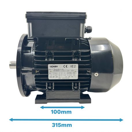 Moteur Monophasé 0.75 kW 1000 Tr/Min 230V 6MY90S B35 - Condensateur Permanent - CEMER