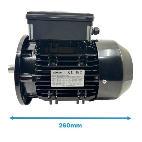 Moteur Monophasé 0.18 kW 1000 Tr/Min 230V 6MY711 B5 - Condensateur Permanent - CEMER