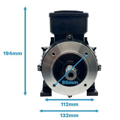 Moteur Monophasé 0.25 kW 1000 Tr/Min 230V 6MY712 B34 - Condensateur Permanent - CEMER