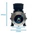 Moteur Monophasé 0.25 kW 1000 Tr/Min 230V 6MY712 B34 - Condensateur Permanent - CEMER