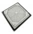 Grille de ventilation avec filtre amovible 160x160mm IP54 pour coffret/armoire électrique